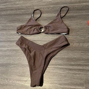 Shein bikini bottoms and top, bottoms a little big for a size small